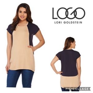 ❤️3/$20 LOGO Lori Goldstein Top Sz lg